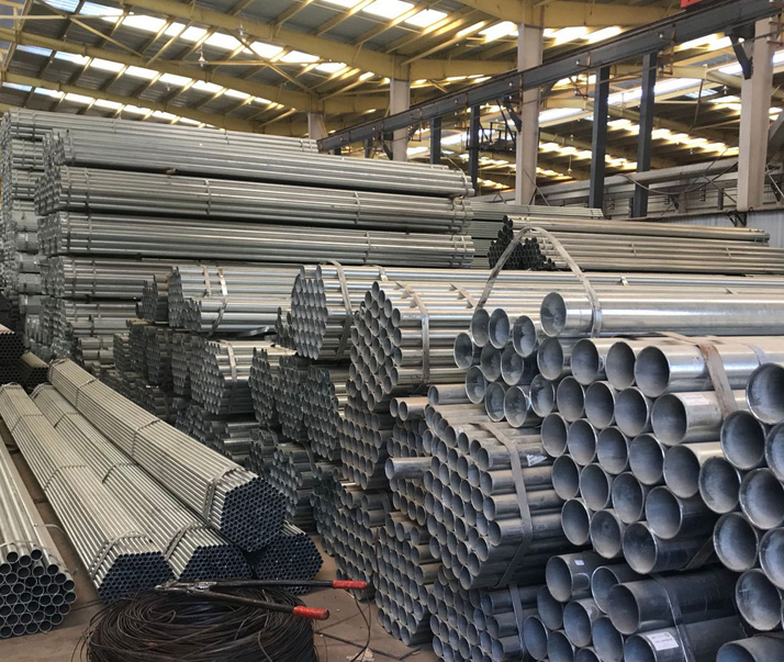 伊犁q235b热镀锌带钢管